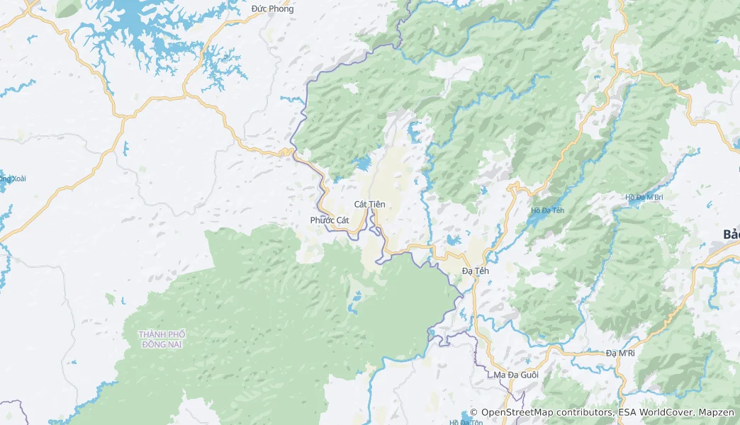 Karte von Nationalpark Cát Tiên