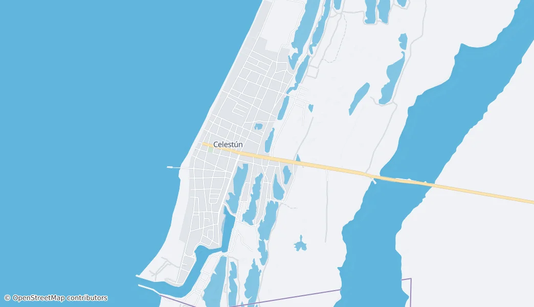 Celestún – Mapa