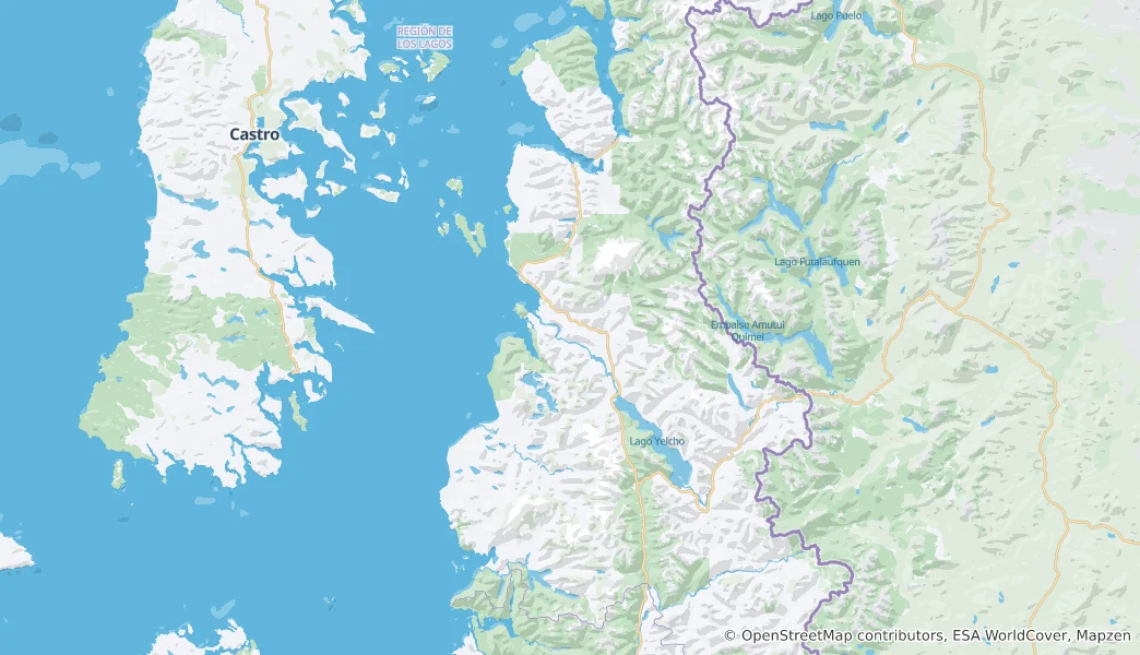 Mapa De Chaitén