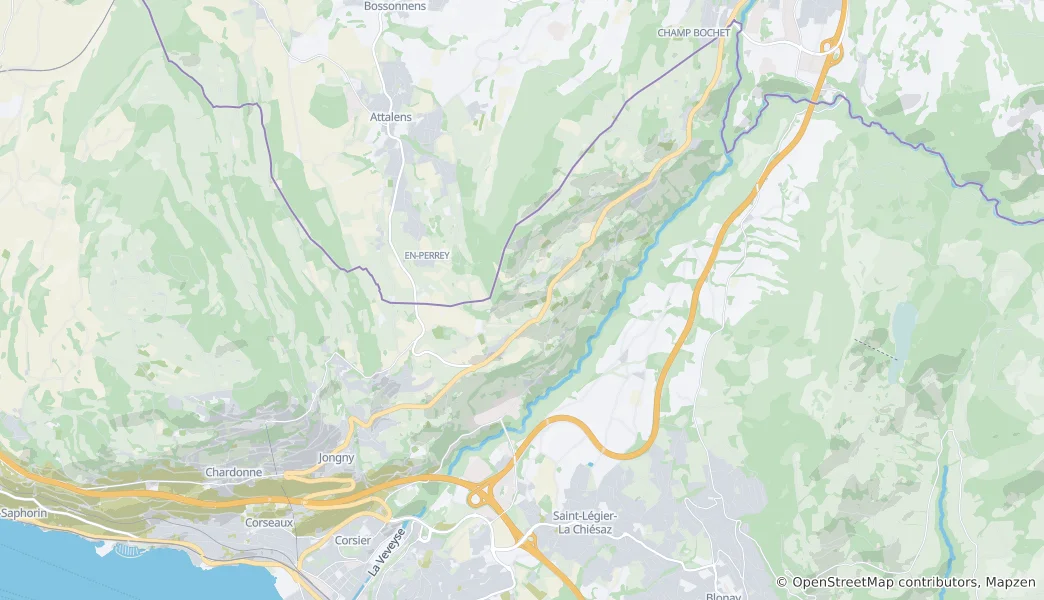 Map of Corsier-sur-Vevey