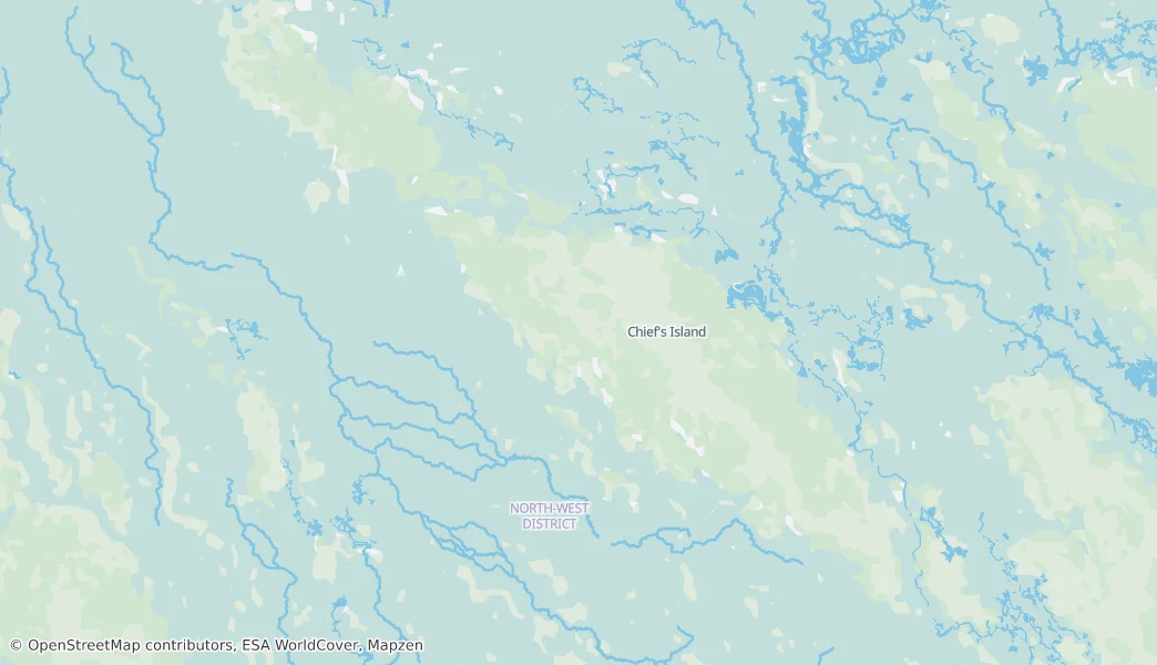 Chief's Island — Mapa
