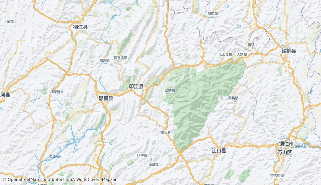 Yinjiangtujiazumiaozuzizhixian — 地图