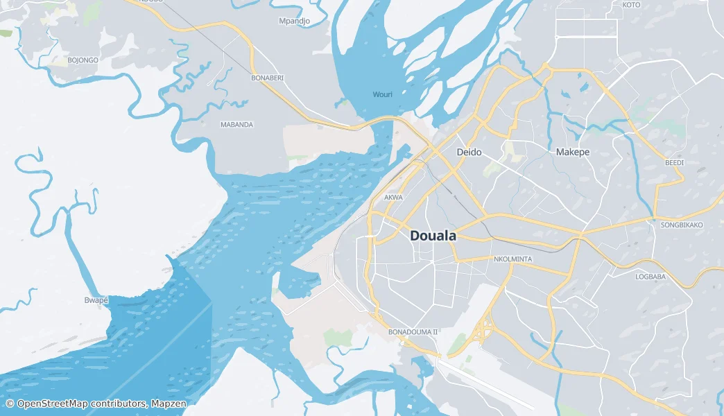 Douala I — 地图