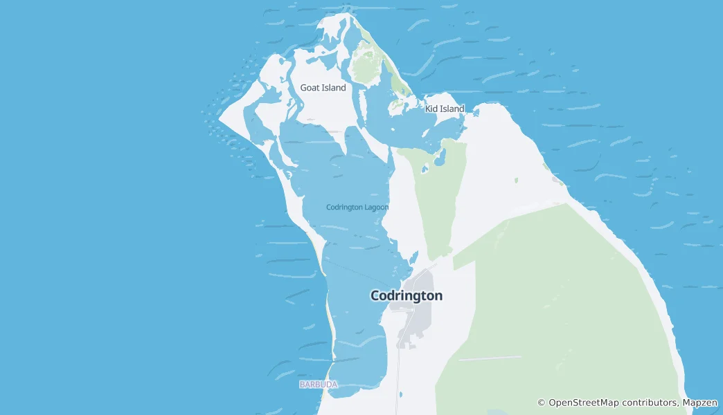 Карта Codrington Lagoon Reserve