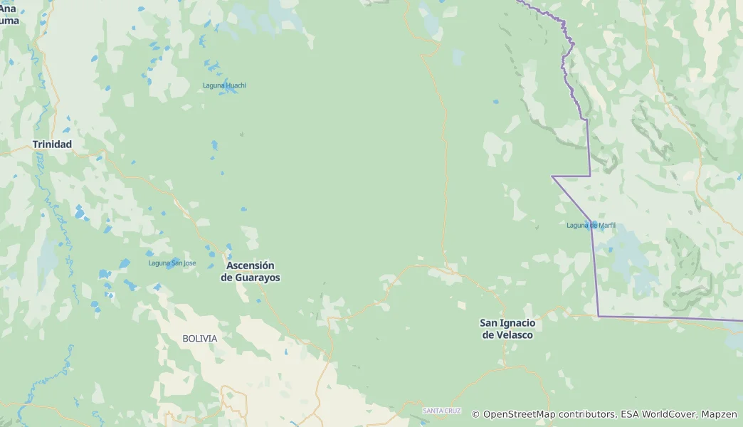 Map of Concepción Municipality