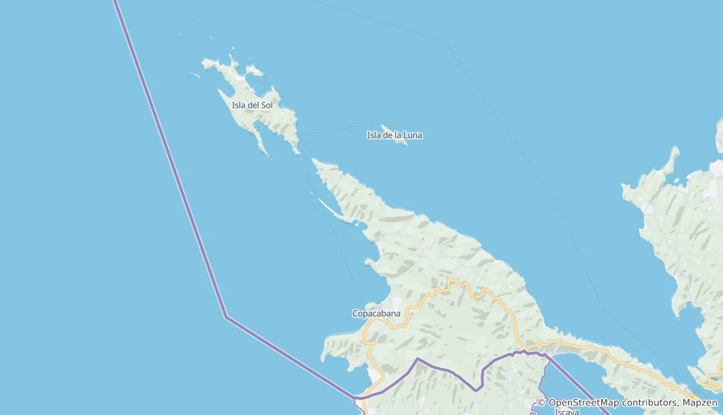 Map of Copacabana Municipality