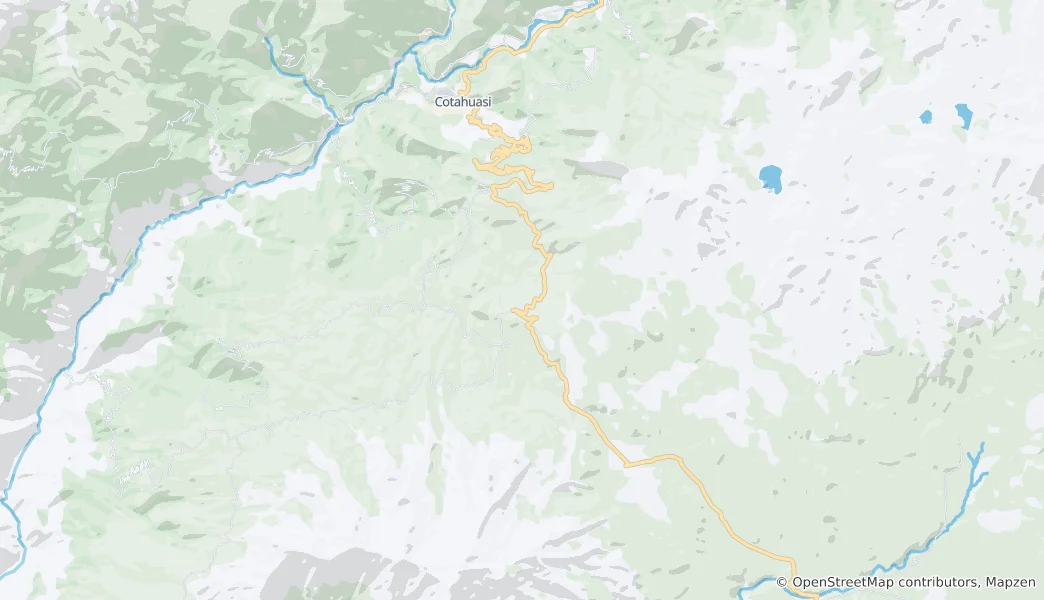 Map of Cotahuasi