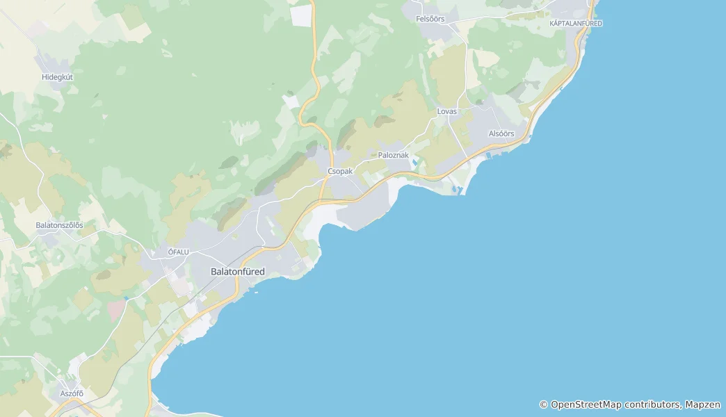 Mapa De Csopak