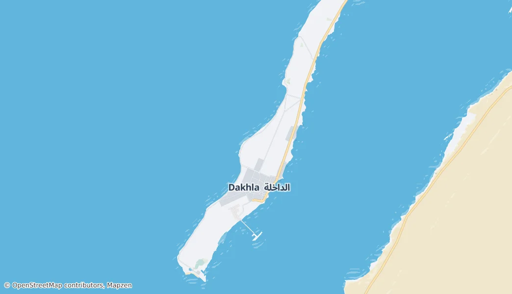Dakhla — Map