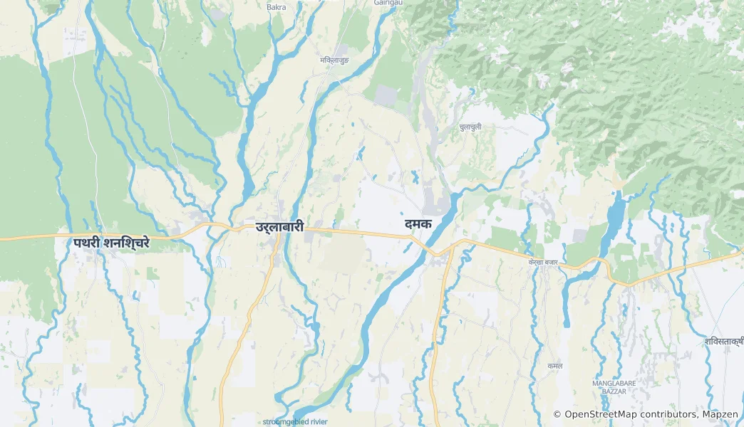 Mapa Damak