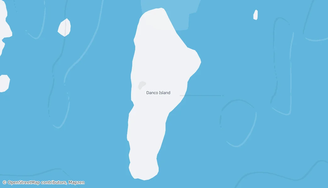 Danco Island — Map