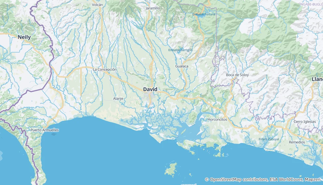 Map of David District