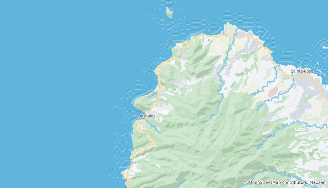 Map of Deshaies