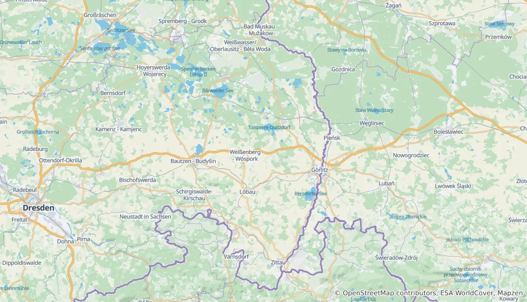 Mapa De Görlitz
