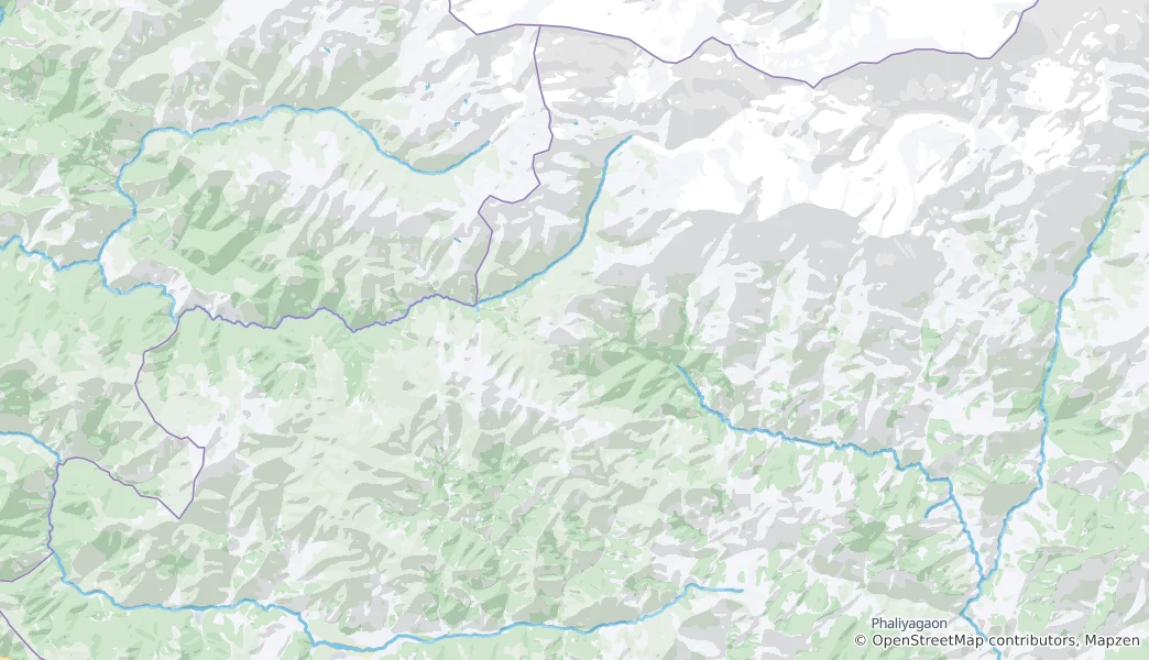 Mapa Dhorpatan Hunting Reserve
