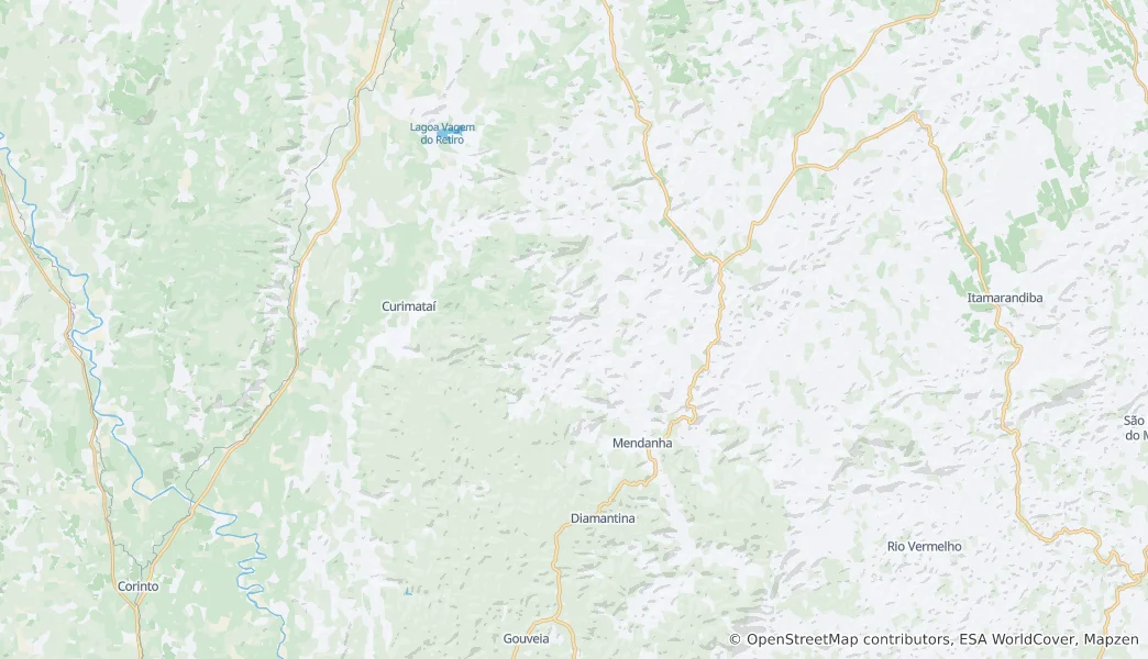 Mappa di Diamantina