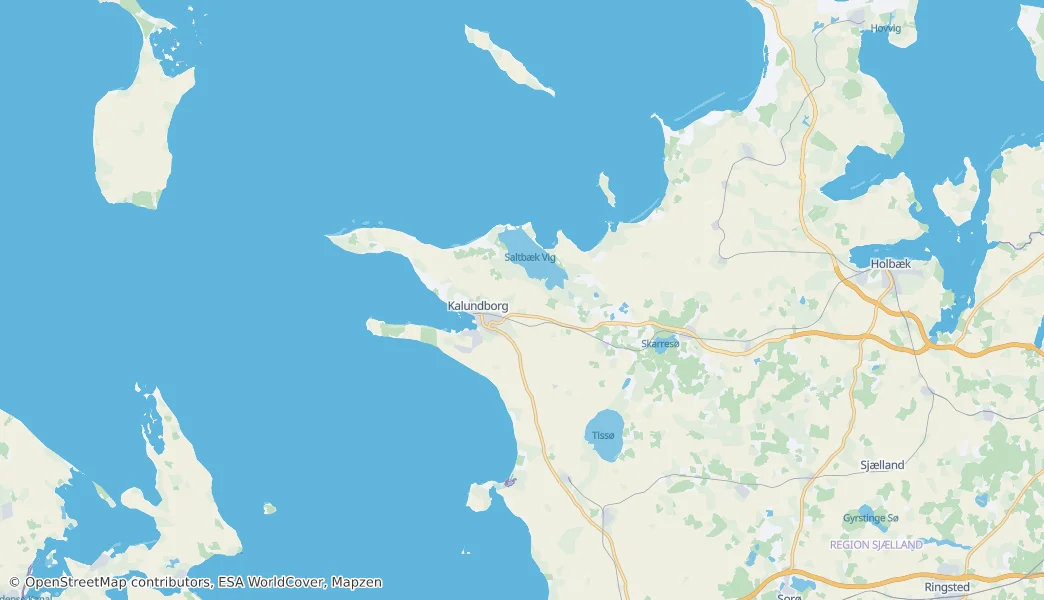 Kalundborg Municipality – Mapa