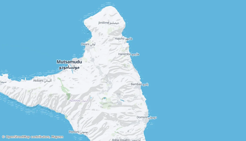 Domoni — Map