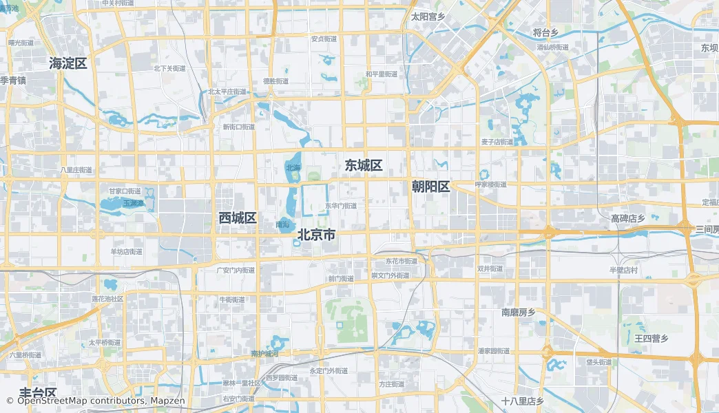 Dongcheng District — mapa