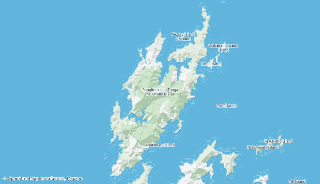D'Urville Island — Mapa