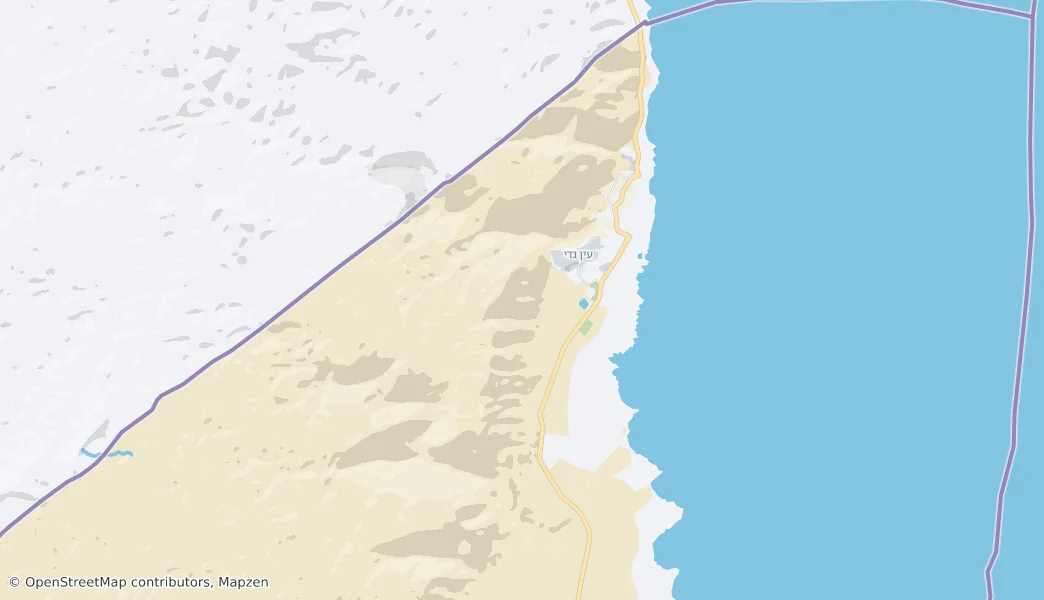 Ein Guedi — Mapa