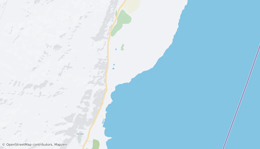 Einot Tsukim Nature Reserve — Mapa