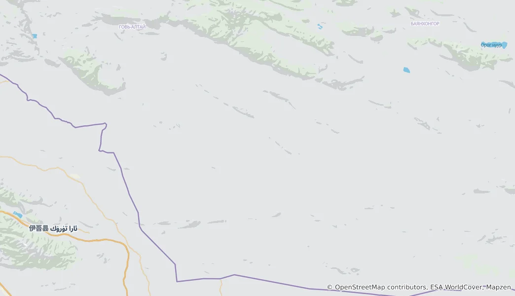 Mapa Erdene