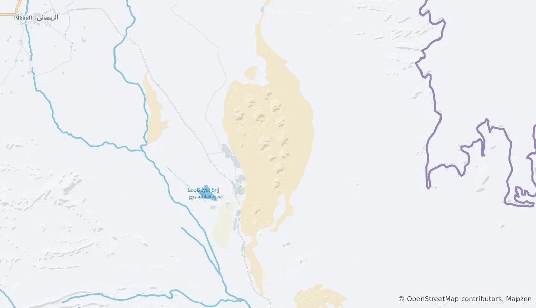 Map of Erg Chebbi