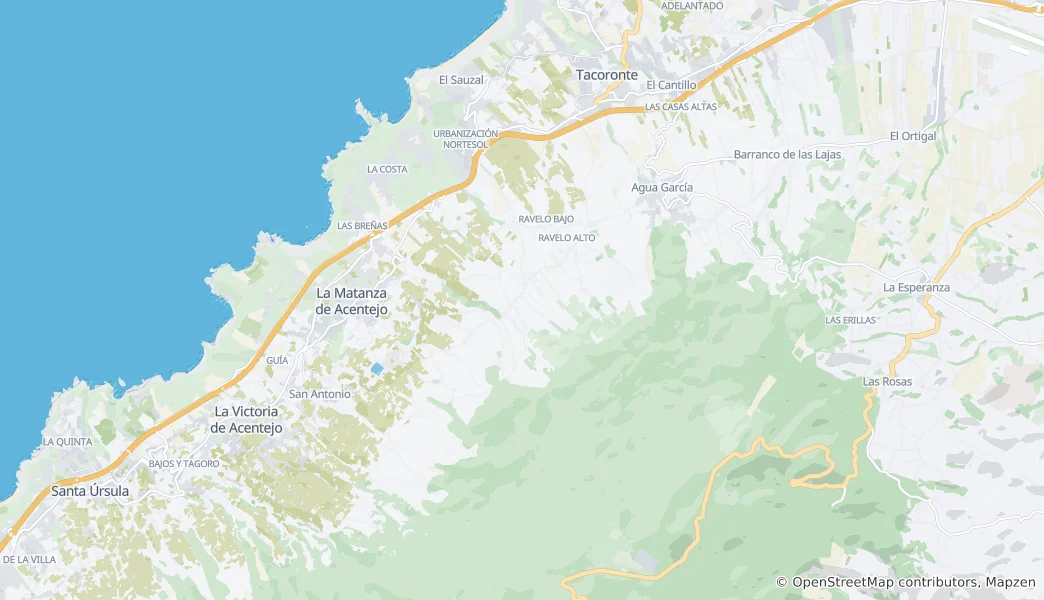 Map of El Sauzal