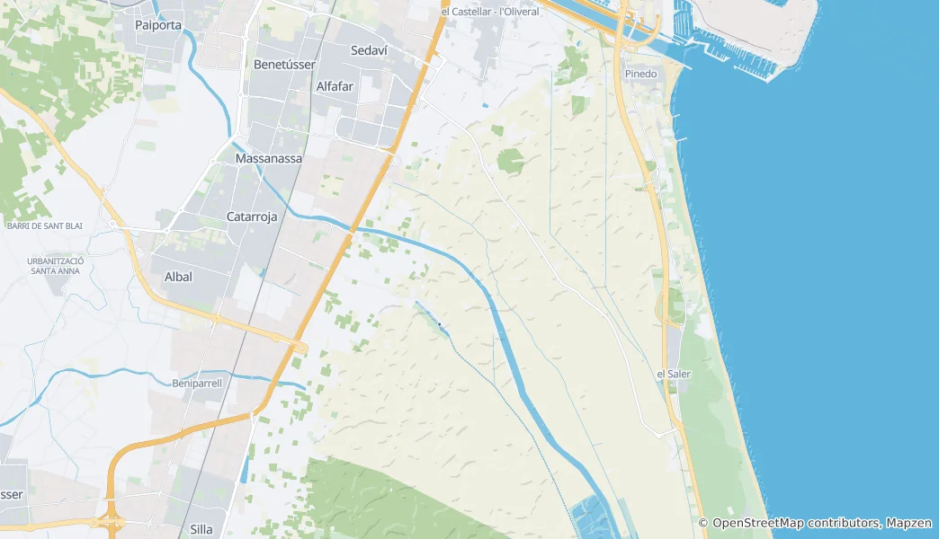 Mappa di Alfafar