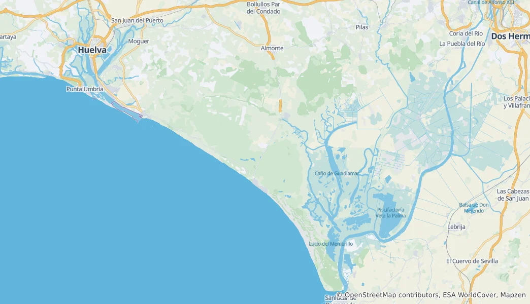 Mappa di Almonte