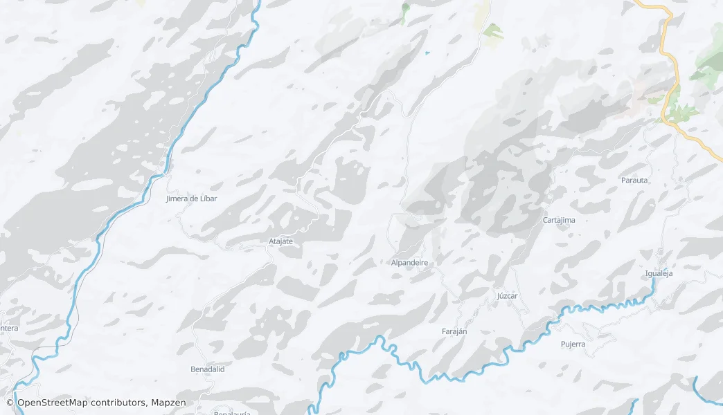 Alpandeire — Mappa