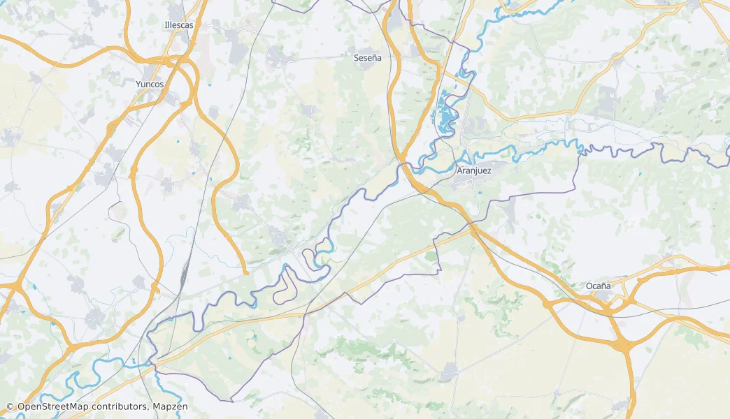 Aranjuez — Map