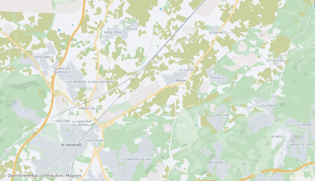Map of Bellvei