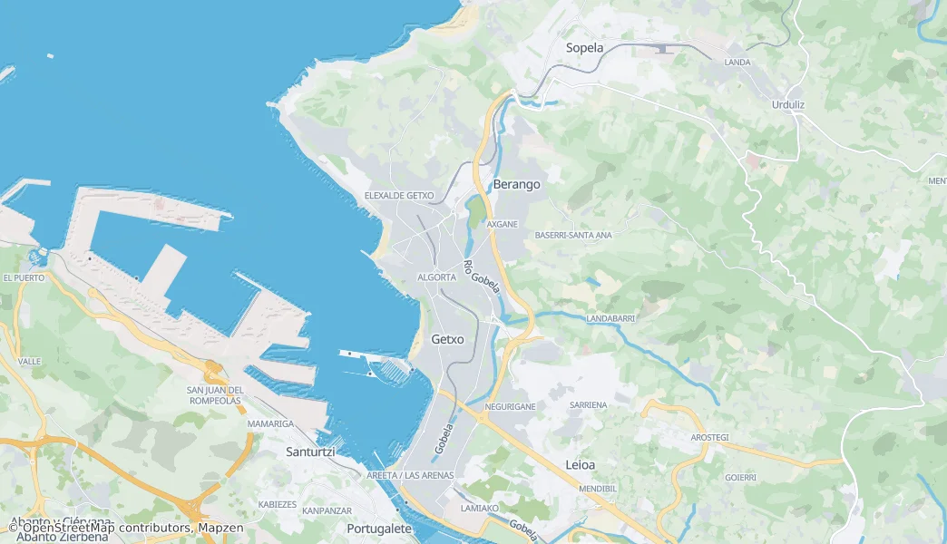 Getxo — Map
