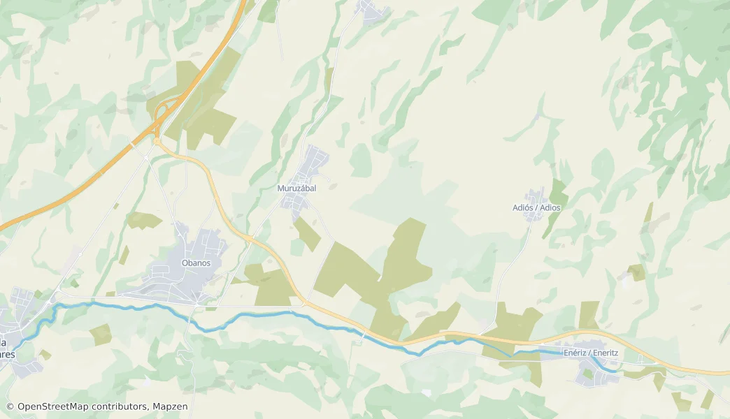 Muruzábal — mapa