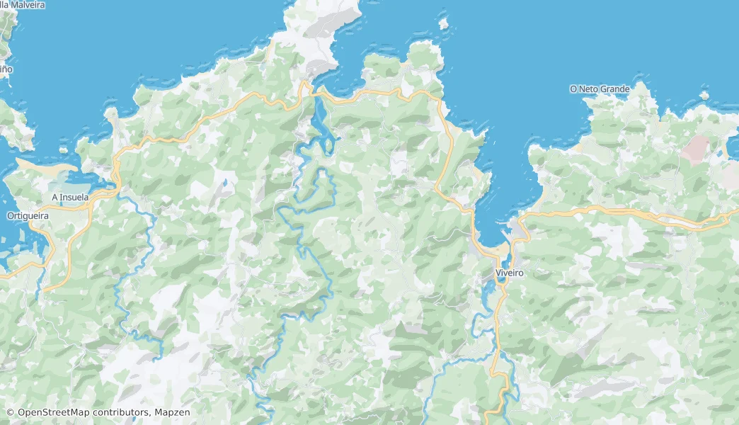 Mapa O Vicedo