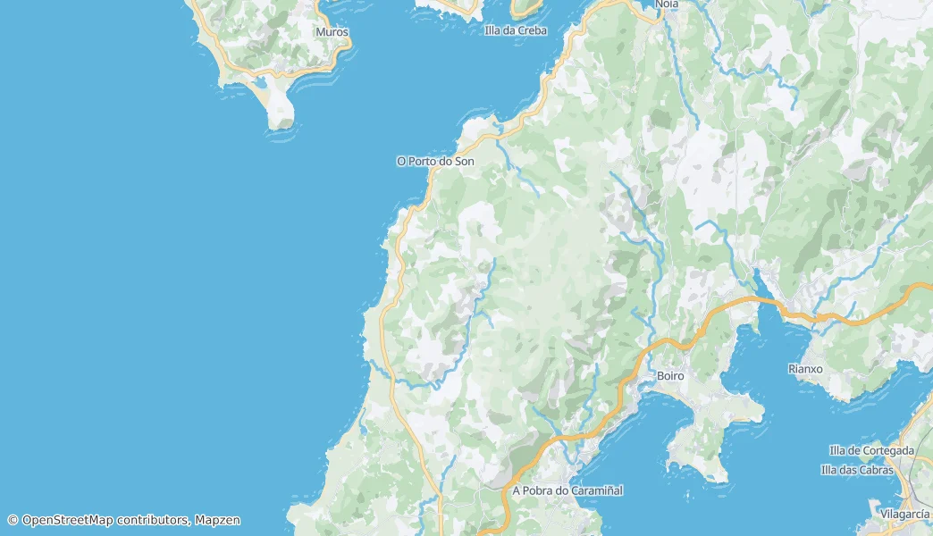 Porto do Son — 地图