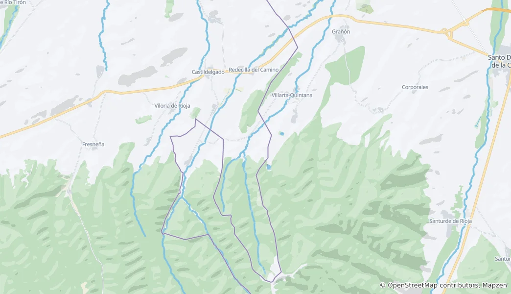 Map of Redecilla del Camino