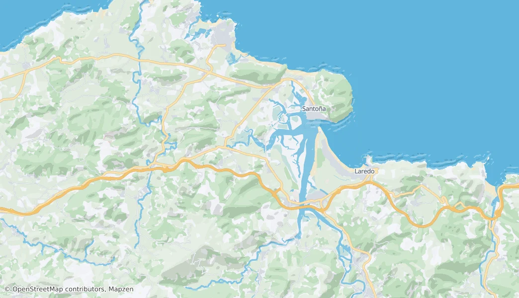 Map of Parque Natural de las Marismas de Santoña, Victoria y Joyel