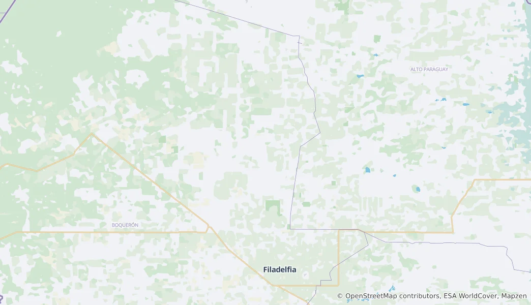 Map of Filadelfia