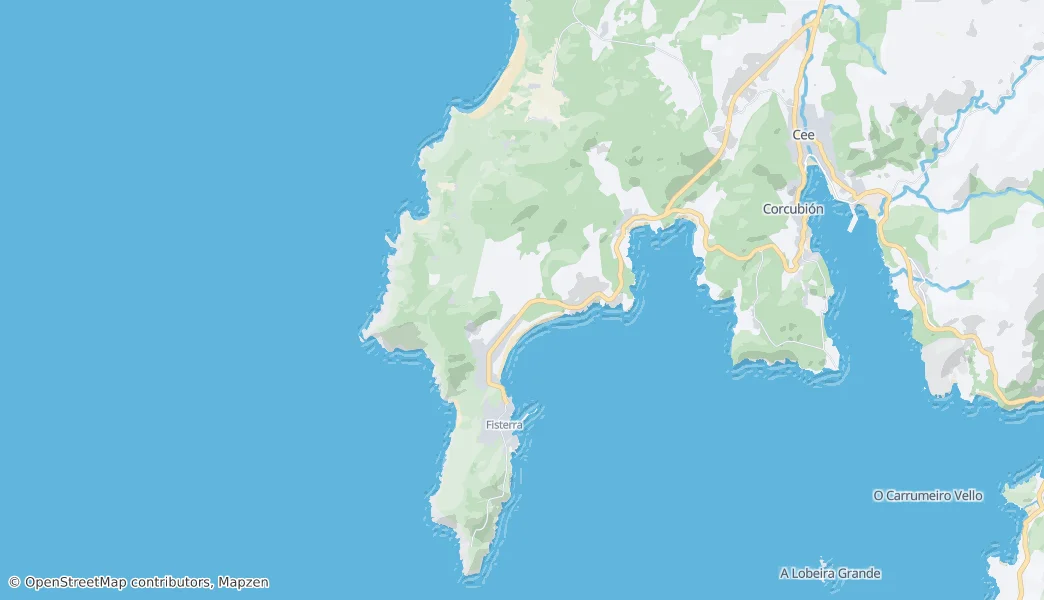 Fisterra — Mapa