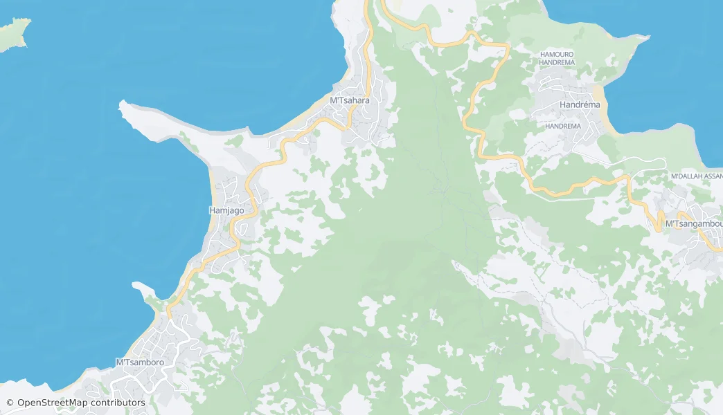 Karte von Forêt départementale du Mont Dziani Bolé