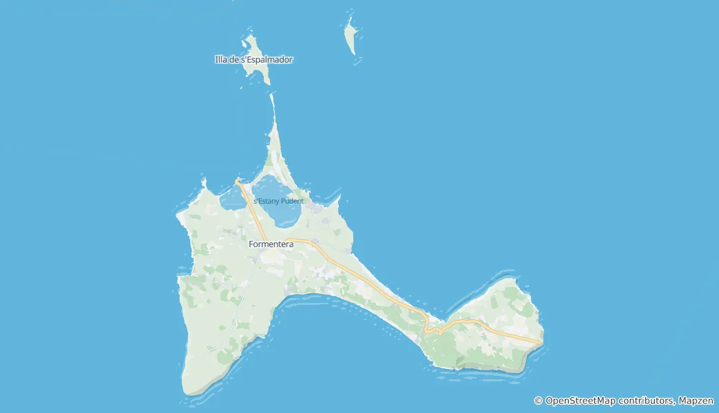 Formentera Haritası