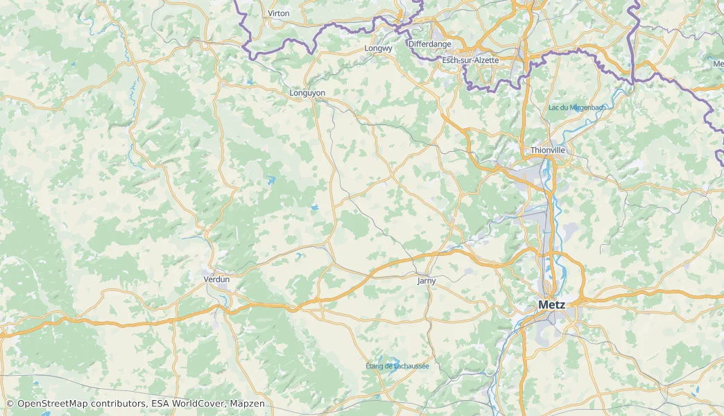 Arrondissement Briey — Karte