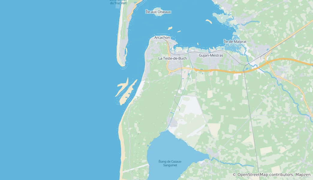 Mapa La Teste-de-Buch