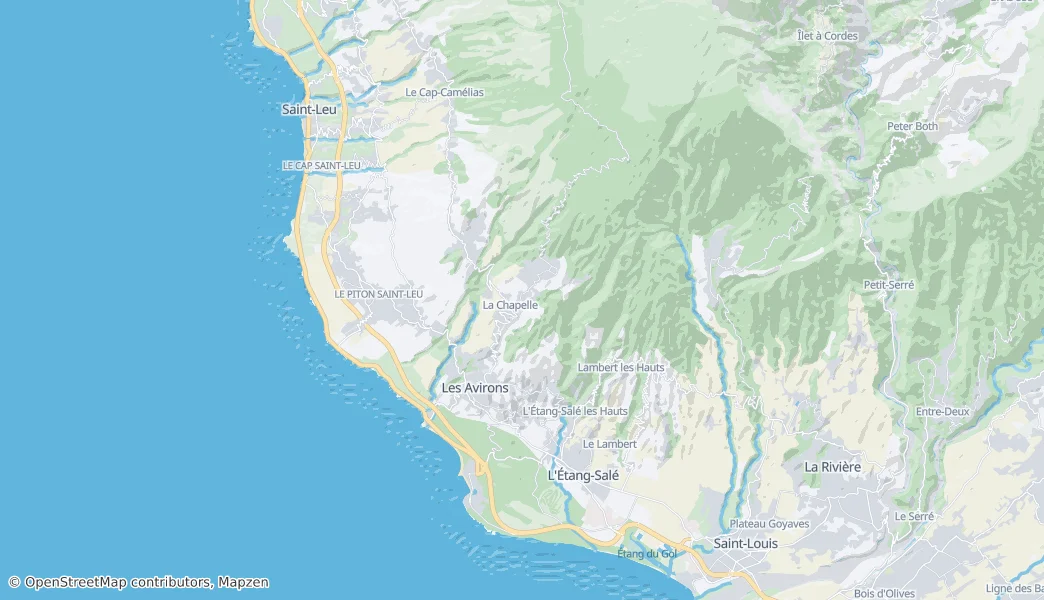 L'Etang-Salé — 地图