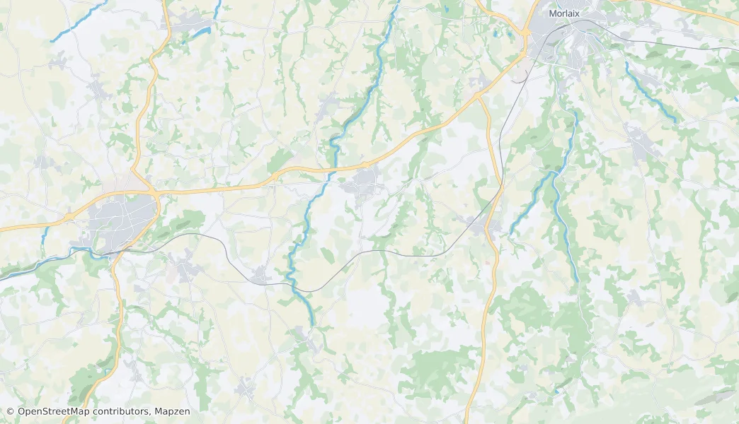 Saint-Thégonnec Loc-Eguiner — Carte