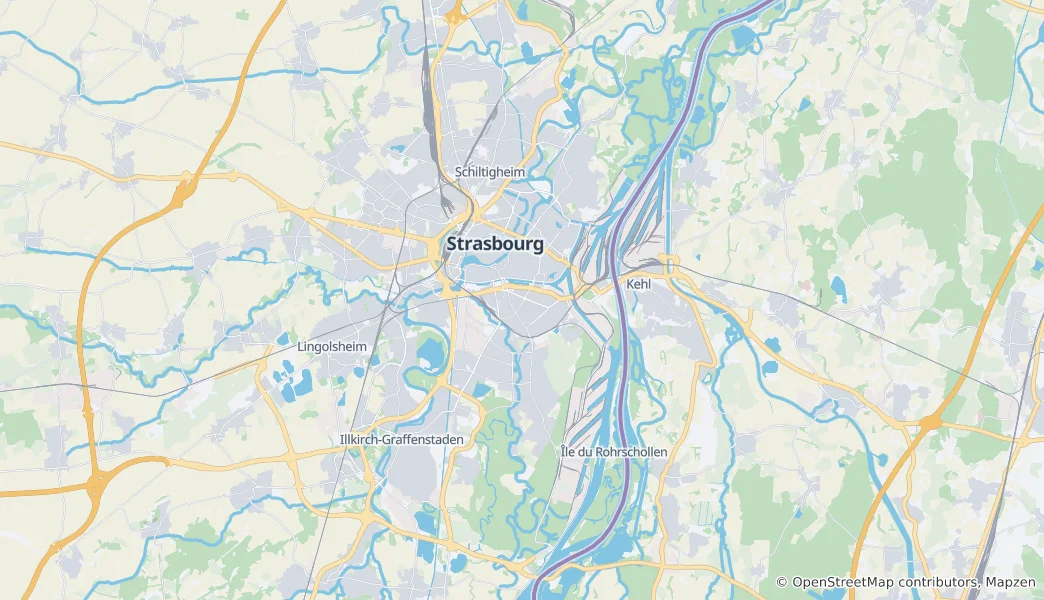 Strasbourg 지도