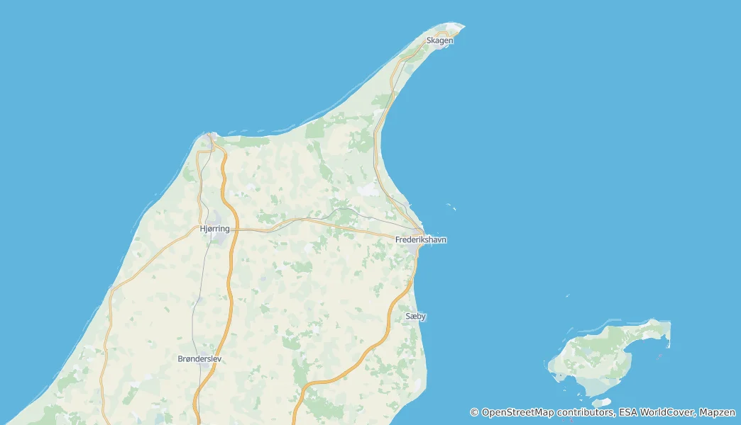 Mappa di Frederikshavn